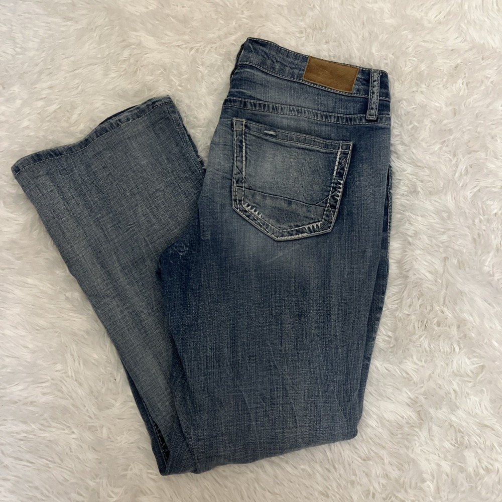 Daytrip Virgo Bootcut Jeans Women's 31R Medium Wash Buckle Denim